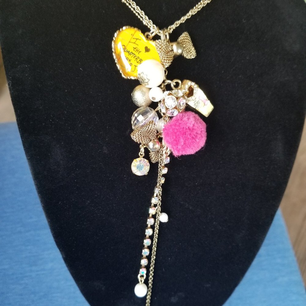 🏆🏈Betsey VARSITY CRUSH "I ♥ the Quarterback" Collection Necklace - EPC - Picture 11 of 11